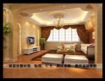 欧式家居客厅隔断效果图