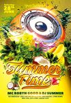 时尚炫彩动感夏日狂欢派对海报