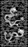 龙门板浮雕灰度精雕图