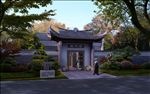 古建筑入口景观效果图