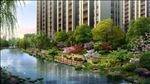 住宅小区内庭休闲栈道景观效果图