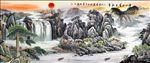 国画山水画