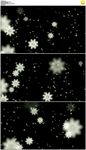 雪花飘落