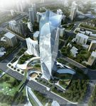 玻璃幕墙超高层建筑