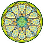 教堂玻璃矢量源文件