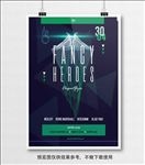 创意抽象音乐海报