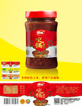 调味品、火锅蘸酱、辣酱通用瓶贴