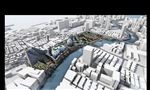 智能科技园鸟瞰建筑效果图
