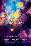 绚丽宇宙唯美光晕抽象创意海报