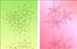 无缝拼接清新梦幻底纹