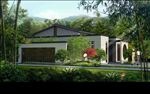 古建竹子景观山体图