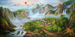 山水油画