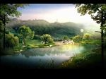 河道景观山体设计图