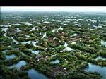 原生态湿地自然风景景观设计图