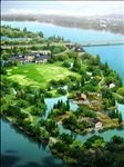 高尔夫球场水景景观设计图