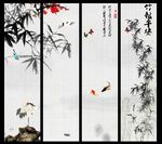 中国画竹子