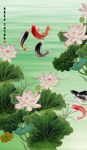 荷花图