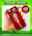 美女手机壳 手绘美女 卡通美女