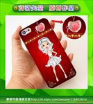 美女手机壳 手绘美女 卡通美女