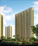 高层住宅后花园建筑效果图