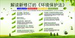 新环境保护法要点解读宣传栏