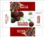 天地盖新款仙居杨梅展开图