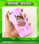 美女手机壳 手绘美女 卡通美女