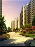 住宅区内庭景观效果图