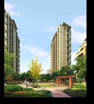 廊架内廷景观图