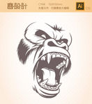 狰狞猩猩图标