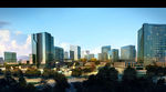 半鸟瞰建筑图