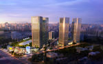 半鸟瞰黄昏公建图片