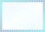 蓝布条 服装证书纹