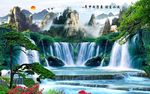 巨幅山水画