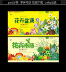 花卉盆栽设计