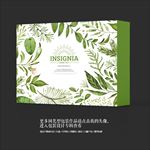 绿色保健品农产品包装盒设计