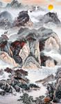 水墨山水画