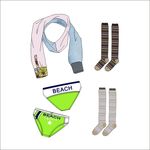 服装配件饰品矢量图