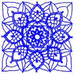 针织感花纹