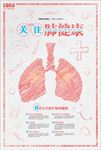关注肺健康海报