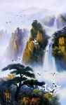 油画山水