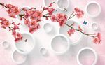 3D梦幻桃花图