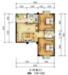 高清户型图分层psd素材