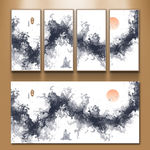 抽象水墨画