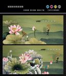 国画荷花