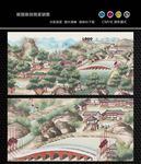 古代手绘建筑