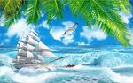 海景椰子树