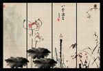 水墨荷花