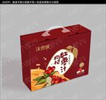 枸杞红枣汁包装设计加效果图