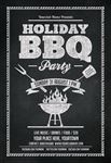 BBQ烧烤假日派对海报